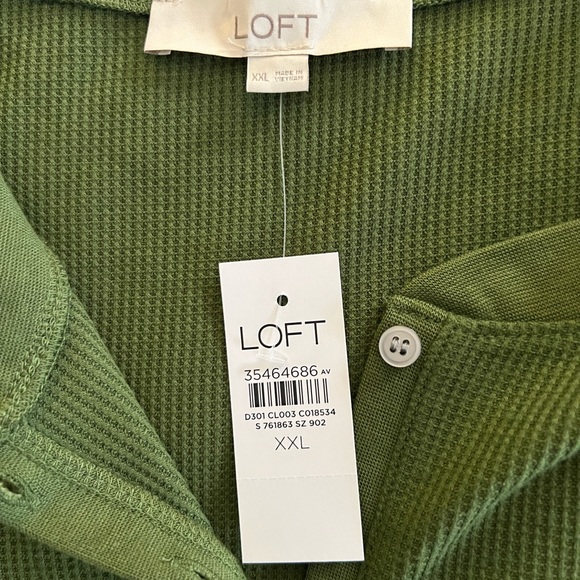 LOFT long sleeve women’s Henley brand new! - Picture 3 of 4